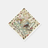 Serviette En Papier Alice au pays des merveilles (Coin)