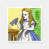 Serviette En Papier Alice au pays des merveilles (Devant)