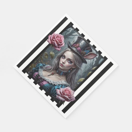 Serviette En Papier Alice au pays des merveilles (Coin)