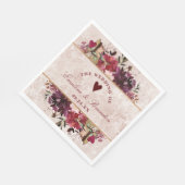 Serviette En Papier Alice au pays des merveilles Élégant Monogramme de (Coin)