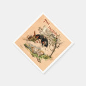 Serviette En Papier Alice au pays des merveilles Illustrations classiq (Coin)
