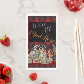 Serviette En Papier Alice au pays des merveilles Mad Cheshire Chat (En situation)