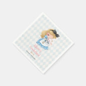 Serviette En Papier Alice au pays des merveilles Par-Tea Premier anniv (Coin)