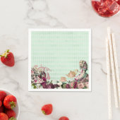 Serviette En Papier Alice au pays des merveilles Tea Party (En situation)
