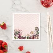 Serviette En Papier Alice au Pays des merveilles Tea Party (En situation)