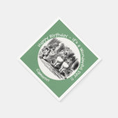 Serviette En Papier Alice au pays des merveilles Tweedledum & Tweedled (Coin)