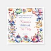 Serviette En Papier Alice aux pays des merveilles enterrement de vie d (Devant)