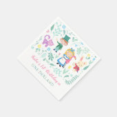 Serviette En Papier Alice dans la fête d'anniversaire d'un derland (Coin)