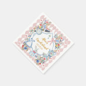 Serviette En Papier Alice dans ONEderland 1er anniversaire Whimsical (Coin)