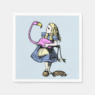 Serviette En Papier Alice en jolie partie du pays des merveilles
