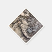 Serviette En Papier Alice et le Caterpillar Wonderland Party Rackham (Coin)