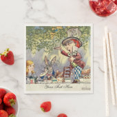 Serviette En Papier Alice In Wonderland Tea Party Modèle (En situation)