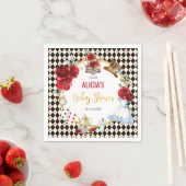 Serviette En Papier Alice magique au pays des merveilles Baby shower T (En situation)