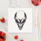 Serviette En Papier Alien (En situation)