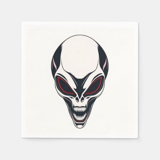 Serviette En Papier Alien (Devant)