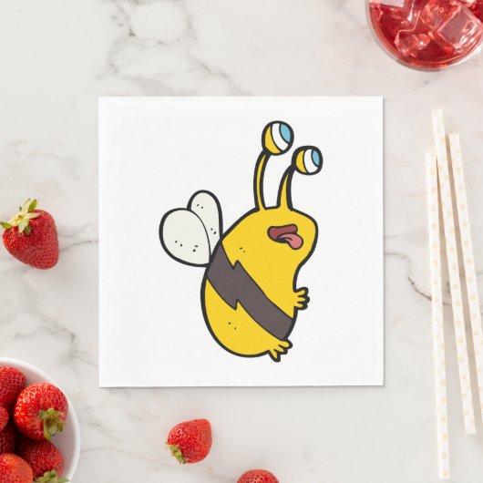 Serviette En Papier Alien Bee (En situation)