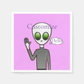 Serviette En Papier Alien courtois Thunder_Cove (Devant)