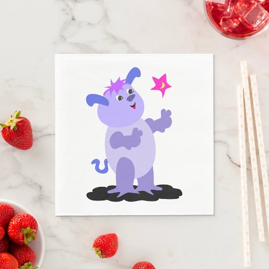 Serviette En Papier Alien Pansu