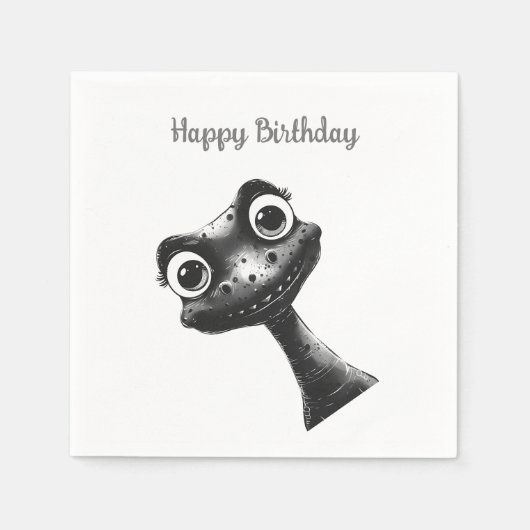 Serviette En Papier Alien Rencontrer Napkins (Devant)