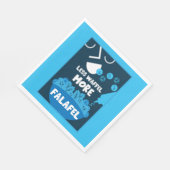 Serviette En Papier Alimentation de la rue Falafel (Coin)