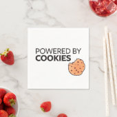 Serviette En Papier Alimenté par des cookies (En situation)
