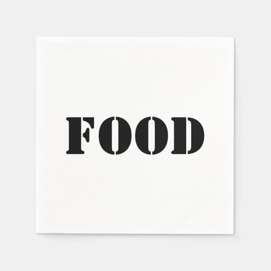 Serviette En Papier Aliments génériques et boissons Fournitures de fêt (Devant)