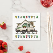 Serviette En Papier Aliner Pop Up RV happy camper art (En situation)