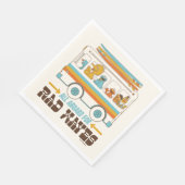 Serviette En Papier All Aboard for Rad Waves (Coin)