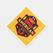 Serviette En Papier All American Hotdogs Foodies Napkin (Coin)