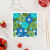 Serviette En Papier Allana Garden Hawaiian Graphical Floral - Cool (En situation)