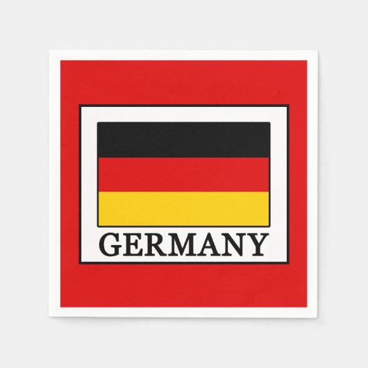 Serviette En Papier Allemagne (Devant)