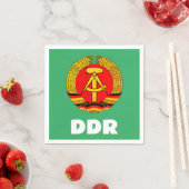 Serviette En Papier Allemagne de l'Est (DDR, RDA) (En situation)