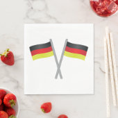 Serviette En Papier Allemagne Drapeaux serviettes (En situation)