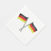 Serviette En Papier Allemagne Drapeaux serviettes (Coin)