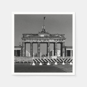 Serviette En Papier Allemagne vintage Berlin Porte de Brandebourg