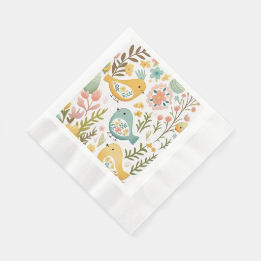 Serviette En Papier 🐣 Allemand Oster Délice 🌸 (Coin)