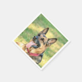 Serviette En Papier Allemand Shepard (Coin)