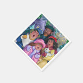 Serviette En Papier Aller à une illustration de covoiturage (Coin)