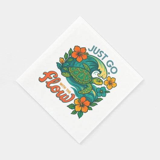 Serviette En Papier Aller avec la tortue (Coin)