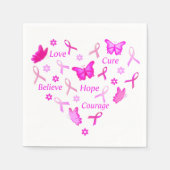 Serviette En Papier Aller rose (Devant)