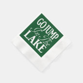 Serviette En Papier Aller Sauter Dans Le Lac (Coin)