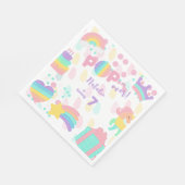 Serviette En Papier Allez-y ! Pastel pop it anniversaire enfant (Coin)
