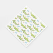 Serviette En Papier Alligator Anniversaire Papier Napkin, Déjeuner (Coin)