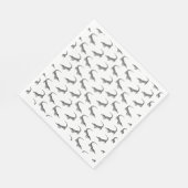 Serviette En Papier Alligator classique Imprimer COULEUR ARRIÈRE - PLA (Coin)