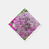 Serviette En Papier Allium & Fleurs d'été (Coin)