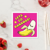 Serviette En Papier Allons Bananes ! (En situation)
