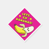 Serviette En Papier Allons Bananes ! (Coin)