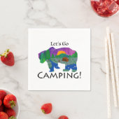 Serviette En Papier Allons camper (En situation)