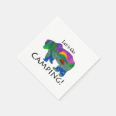 Serviette En Papier Allons camper (Coin)