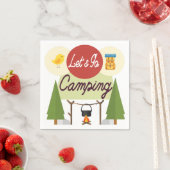 Serviette En Papier Allons Camping serviettes (En situation)